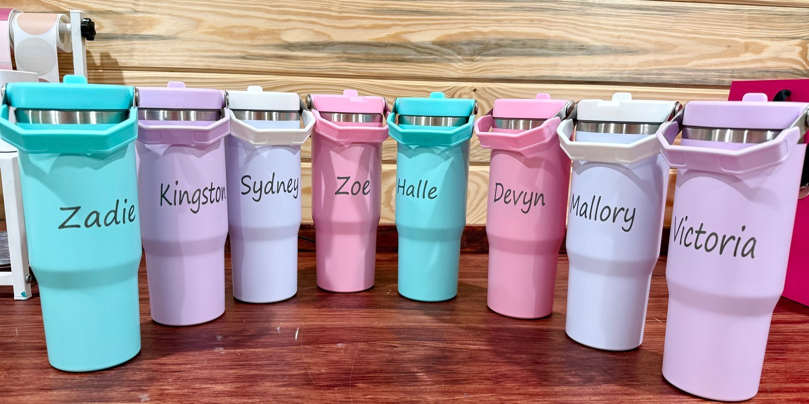 Personalized kids tumblers